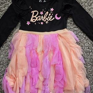 *NWT*Barbie Black and Pink Layered Kids Costume